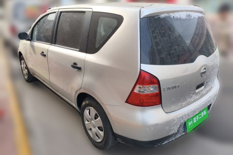 Used Nissan Livina 2010 Jingyue Edition 1.6L Manual All-Around Model Rear Left 45 Deg