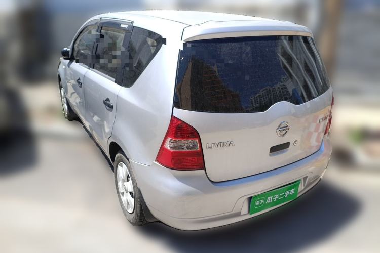 Used Nissan Livina 2010 Jingyue Edition 1.6L Automatic All-in-One Model Rear Left 45 Deg