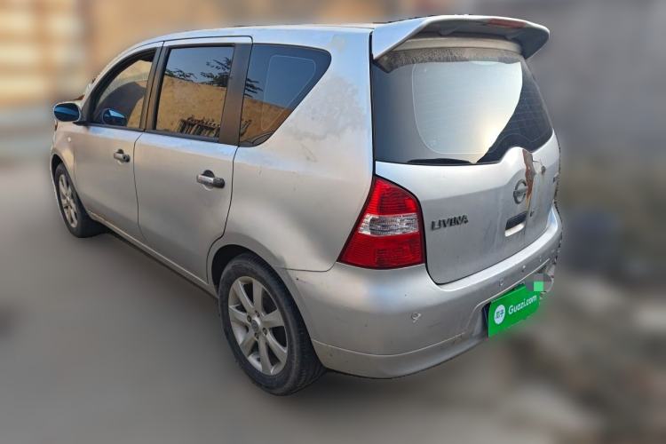 Used Nissan Livina 2010 Jingyue Edition 1.6L Manual All-Around Model Rear Left 45 Deg