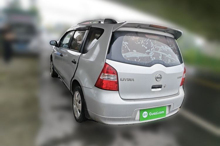 Used Nissan Livina 2010 Jingyue Edition 1.6L Manual All-Around Model Rear Left 45 Deg