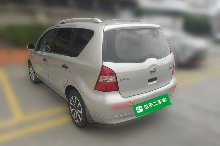 Used Nissan Livina 2010 Jingyue Edition 1.6L Automatic Supercharged Model Rear Left 45 Deg