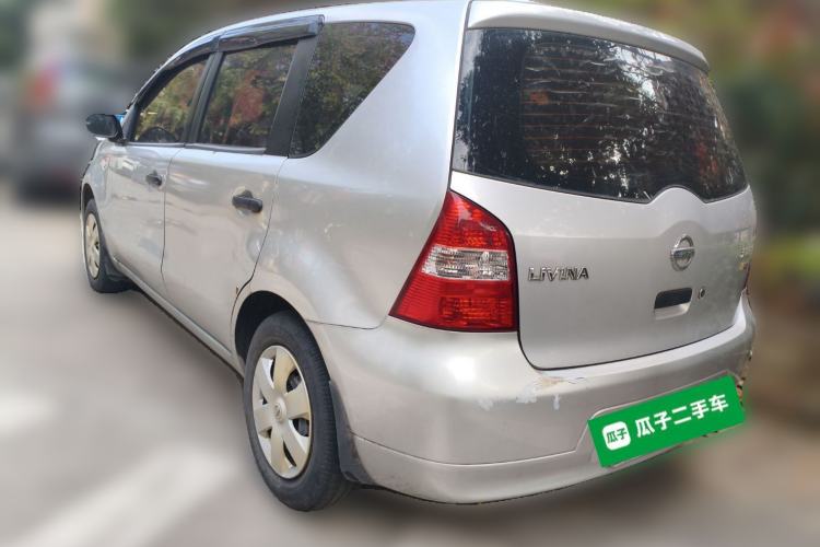 Used Nissan Livina 2010 Jingyue Edition 1.6L Automatic All-in-One Model Rear Left 45 Deg