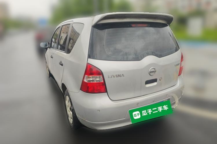 Used Nissan Livina 2010 Jingyue Edition 1.6L Automatic All-in-One Model Rear Left 45 Deg