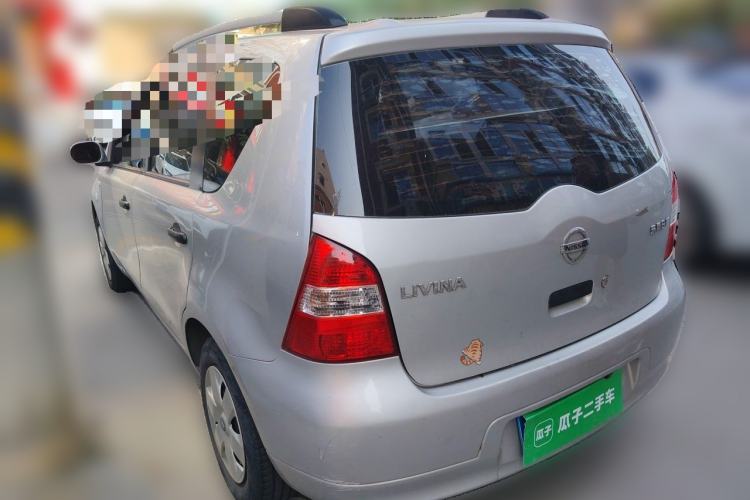 Used Nissan Livina 2010 Jingyue Edition 1.6L Automatic All-in-One Model Rear Left 45 Deg