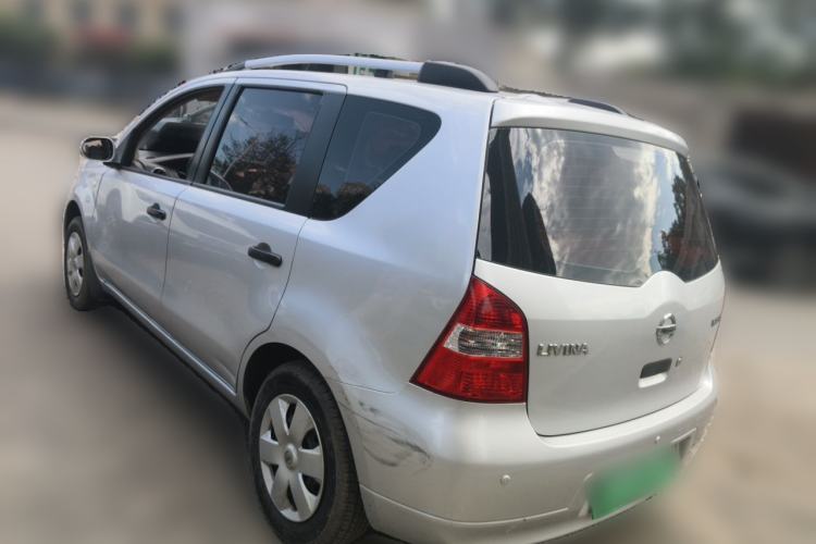 Used Nissan Livina 2010 Jingyue Edition 1.6L Manual All-Around Model Rear Left 45 Deg