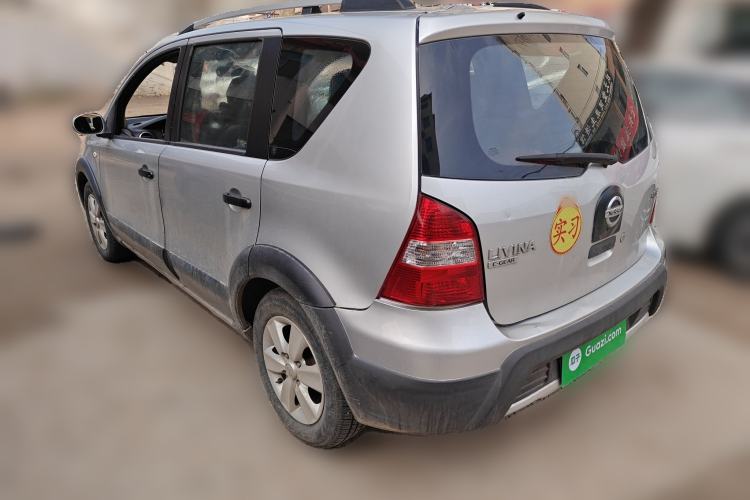 Used Nissan Livina 2010 JINRUI Edition 1.6L Automatic Standard Model Rear Left 45 Deg