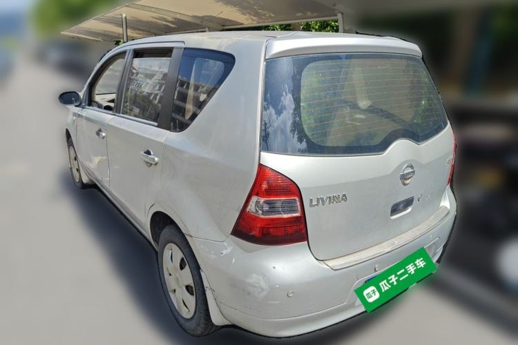 Used Nissan Livina 2010 Jingyue Edition 1.6L Manual All-Around Model Rear Left 45 Deg