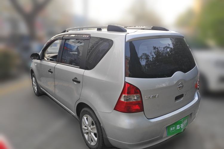 Used Nissan Livina 2010 Jingyue Edition 1.6L Manual All-Around Model Rear Left 45 Deg