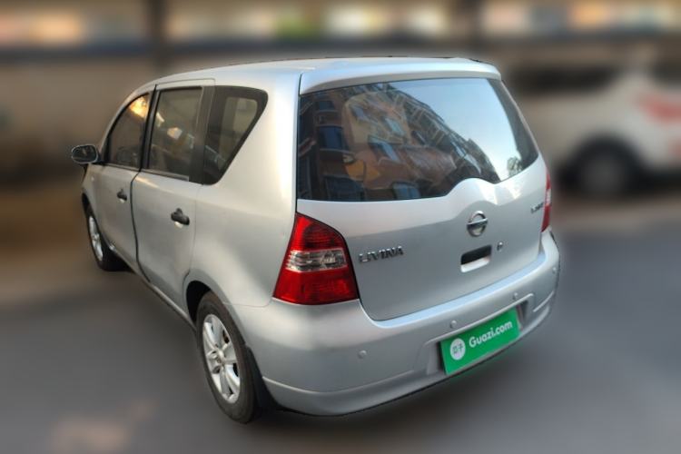 Used Nissan Livina 2010 Jingyue Edition 1.6L Manual All-Around Model Rear Left 45 Deg