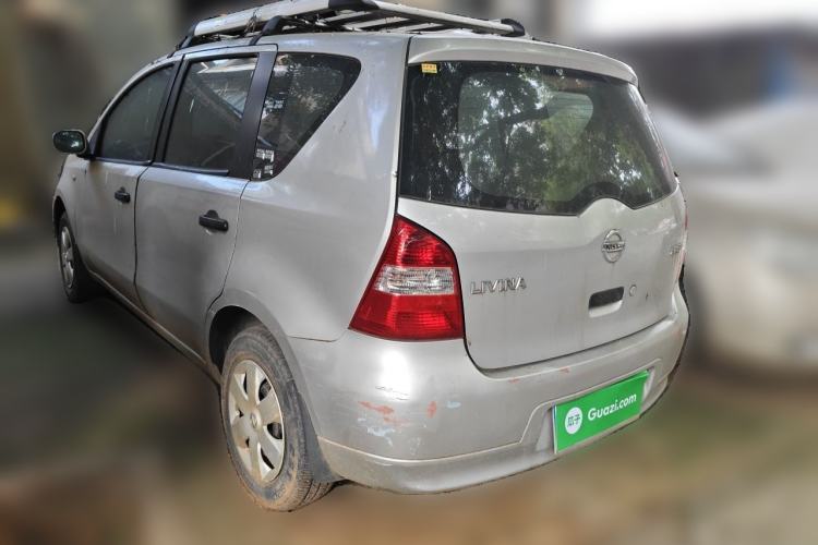 Used Nissan Livina 2010 Jingyue Edition 1.6L Automatic Supercharged Model Rear Left 45 Deg