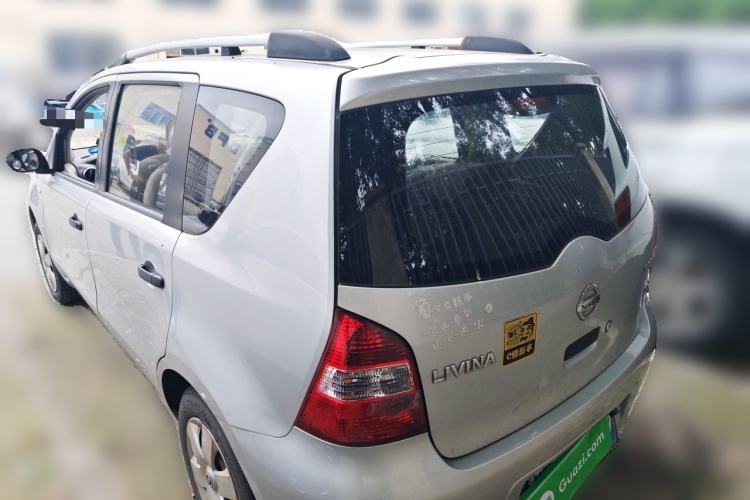 Used Nissan Livina 2010 Jingyue Edition 1.6L Manual All-Around Model Rear Left 45 Deg