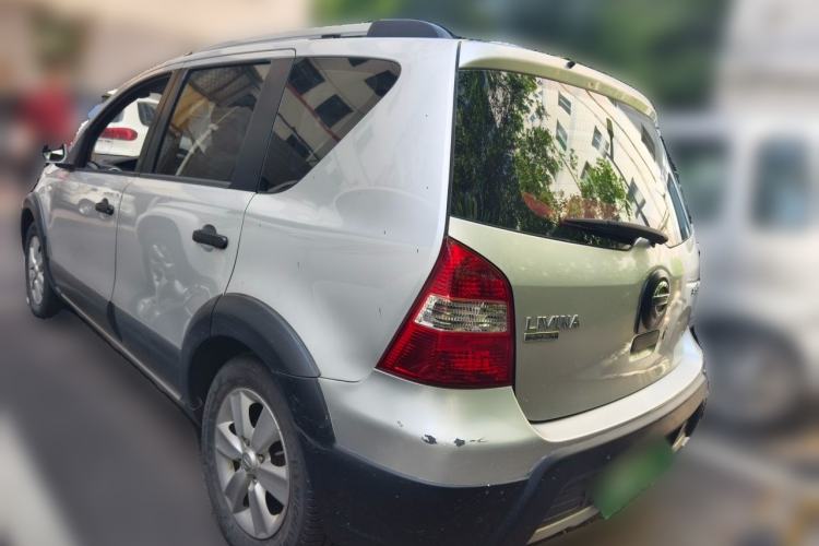 Used Nissan Livina 2010 JINRUI Edition 1.6L Automatic Standard Model Rear Left 45 Deg