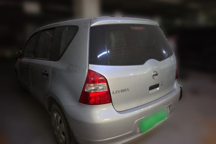 Used Nissan Livina 2010 Jingyue Edition 1.6L Manual All-Around Model Rear Left 45 Deg