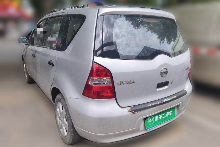 Used Nissan Livina 2010 Jingyue Edition 1.6L Manual All-Around Model Rear Left 45 Deg