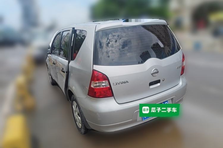 Used Nissan Livina 2010 Jingyue Edition 1.6L Automatic All-in-One Model Rear Left 45 Deg