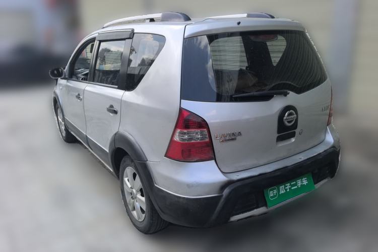 Used Nissan Livina 2010 Jingrui Edition 1.6L Manual Standard Model Rear Left 45 Deg