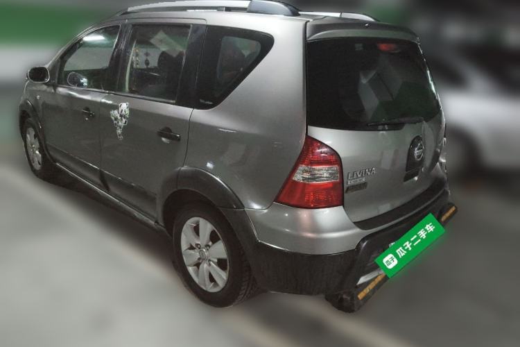 Used Nissan Livina 2010 Jingrui Edition 1.6L Manual Standard Model Rear Left 45 Deg