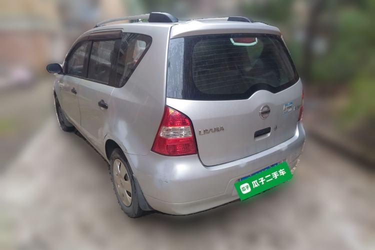 Used Nissan Livina 2010 Jingyue Edition 1.6L Manual All-Around Model Rear Left 45 Deg