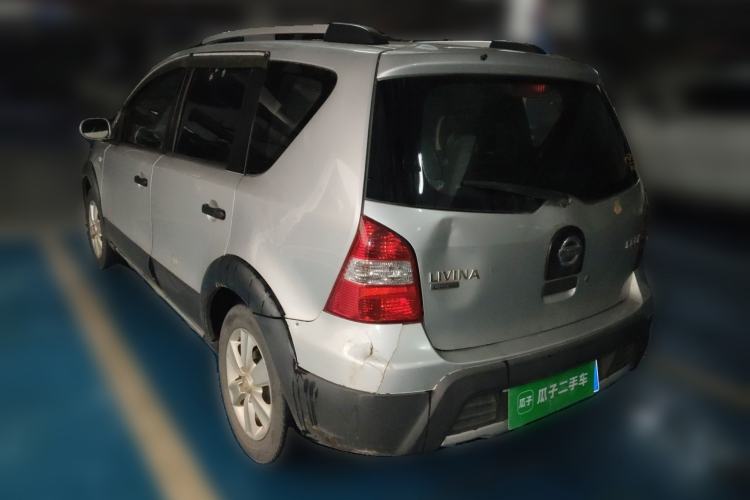 Used Nissan Livina 2010 Jingrui Edition 1.6L Manual Standard Model Rear Left 45 Deg