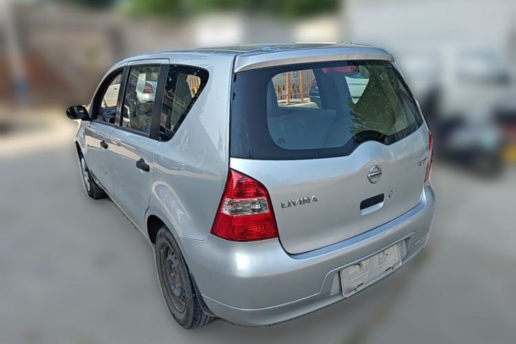 Used Nissan Livina 2010 Jingyue Edition 1.6L Automatic All-in-One Model Rear Left 45 Deg