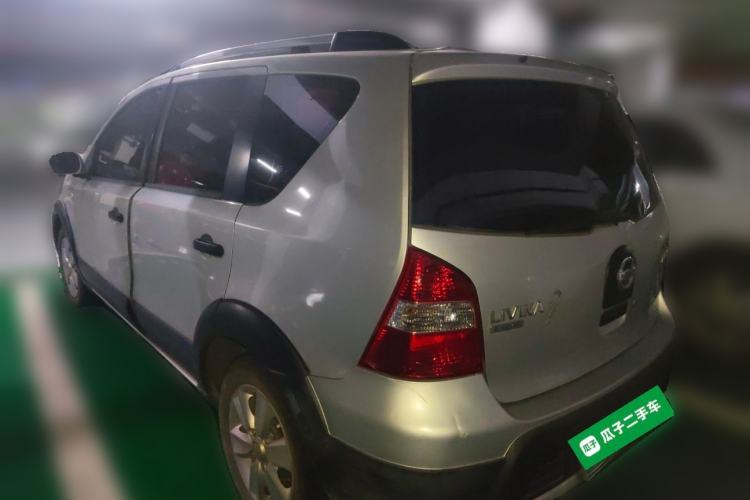 Used Nissan Livina 2010 Jingyue Edition 1.6L Automatic All-in-One Model Rear Left 45 Deg