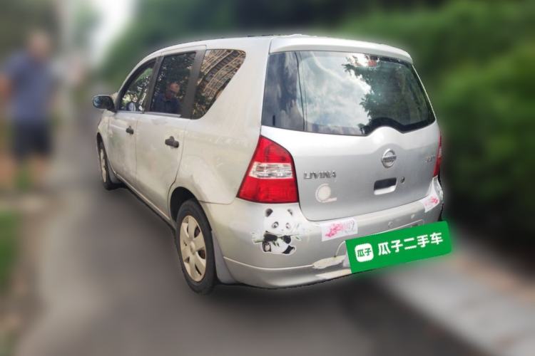 Used Nissan Livina 2010 Jingyue Edition 1.6L Manual All-Around Model Rear Left 45 Deg