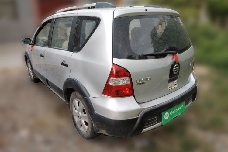 Used Nissan Livina 2010 Jingrui Edition 1.6L Manual Standard Model Rear Left 45 Deg