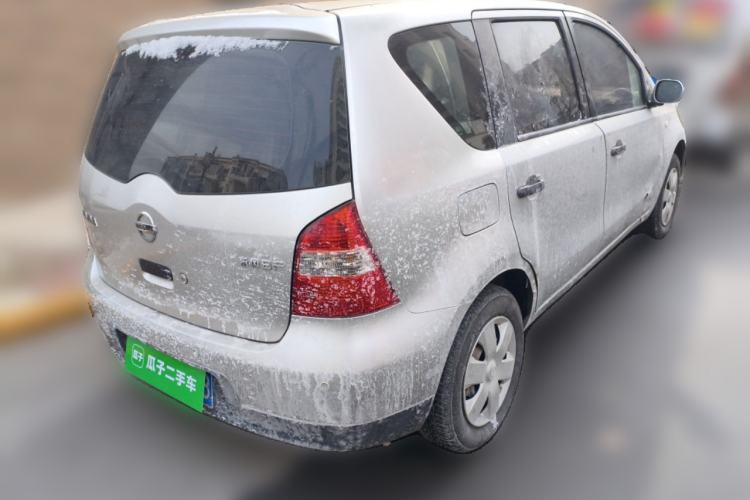Used Nissan Livina 2010 Jingyue Edition 1.6L Manual All-Around Model Rear Right 45 Deg