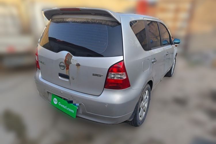 Used Nissan Livina 2010 Jingyue Edition 1.6L Manual All-Around Model Rear Right 45 Deg