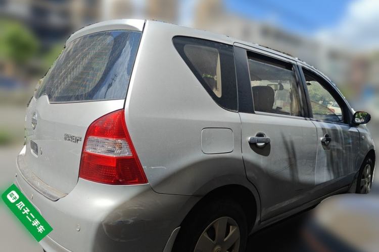 Used Nissan Livina 2010 Jingyue Edition 1.6L Manual All-Around Model Rear Right 45 Deg