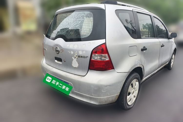 Used Nissan Livina 2010 Jingyue Edition 1.6L Manual All-Around Model Rear Right 45 Deg