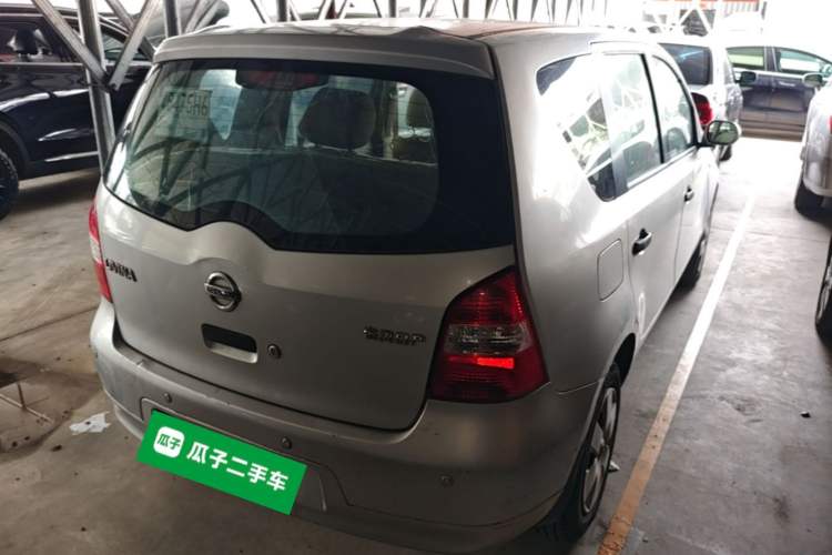 Used Nissan Livina 2010 Jingyue Edition 1.6L Automatic Supercharged Model Rear Right 45 Deg