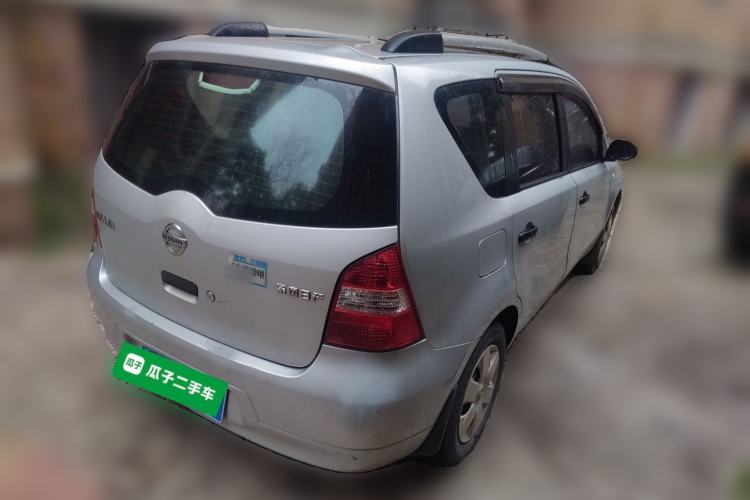 Used Nissan Livina 2010 Jingyue Edition 1.6L Manual All-Around Model Rear Right 45 Deg