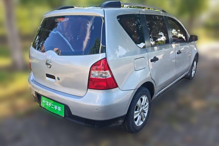 Used Nissan Livina 2010 Jingyue Edition 1.6L Manual All-Around Model Rear Right 45 Deg