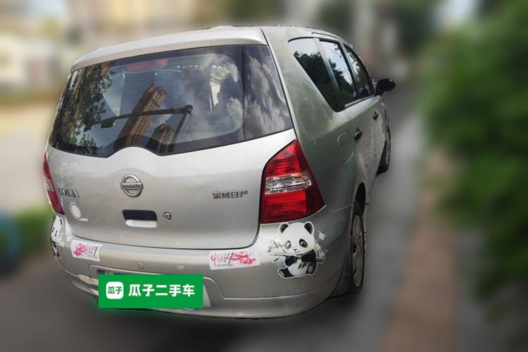 Used Nissan Livina 2010 Jingyue Edition 1.6L Manual All-Around Model Rear Right 45 Deg