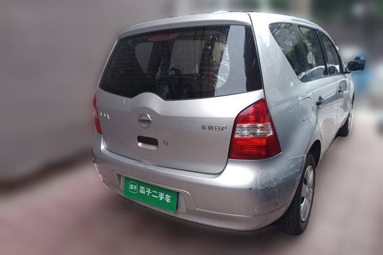 Used Nissan Livina 2010 Jingyue Edition 1.6L Manual All-Around Model Rear Right 45 Deg