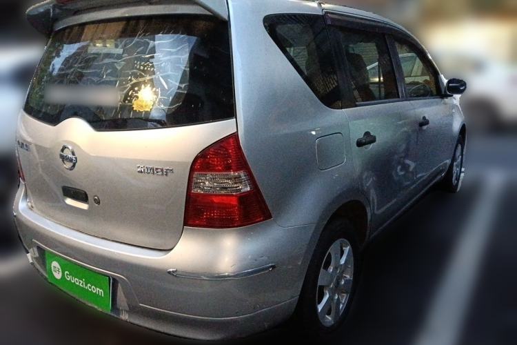 Used Nissan Livina 2010 Jingyue Edition 1.6L Automatic All-in-One Model Rear Right 45 Deg