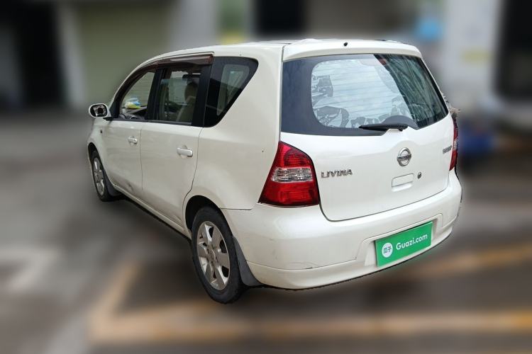 Used Nissan Livina 2010 Jingyue Edition 1.6L Automatic Supercharged Model Rear Left 45 Deg