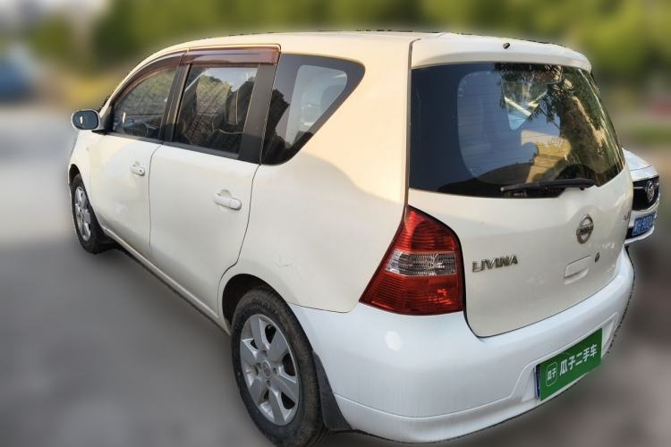 Used Nissan Livina 2010 Jingyue Edition 1.6L Manual Supercharged Model Rear Left 45 Deg