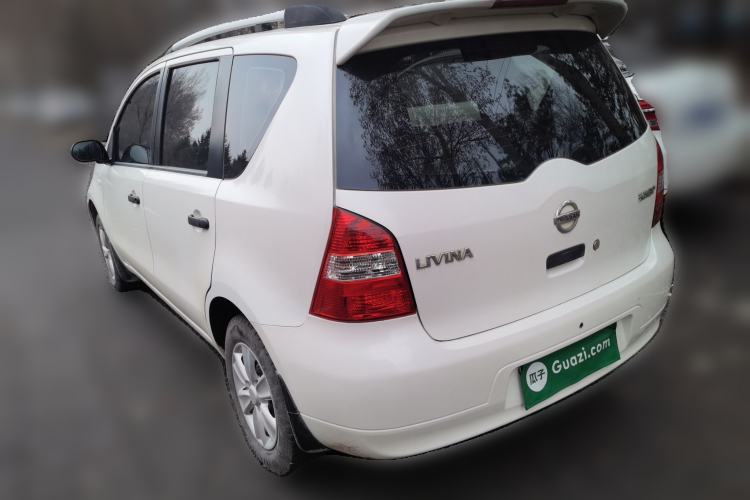 Used Nissan Livina 2010 Jingyue Edition 1.6L Manual All-Around Model Rear Left 45 Deg