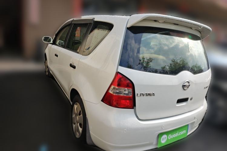 Used Nissan Livina 2010 Jingyue Edition 1.6L Automatic All-in-One Model Rear Left 45 Deg