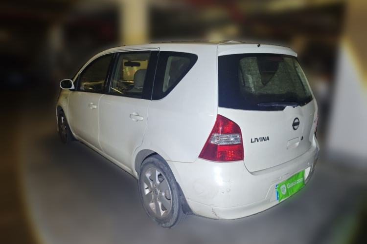 Used Nissan Livina 2010 Jingyue Edition 1.6L Automatic Supercharged Model Rear Left 45 Deg