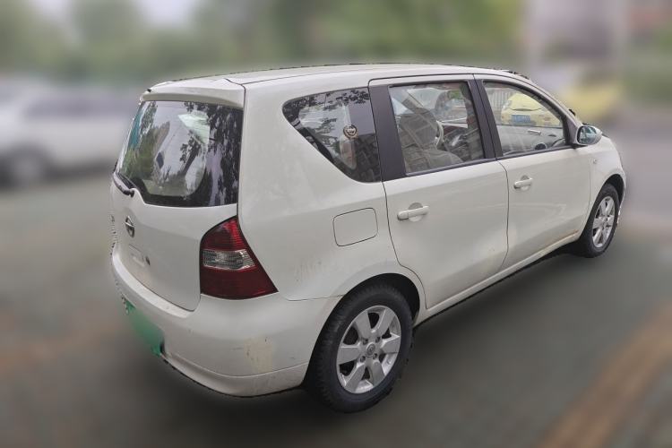 Used Nissan Livina 2010 Jingyue Edition 1.6L Manual Supercharged Model Rear Right 45 Deg