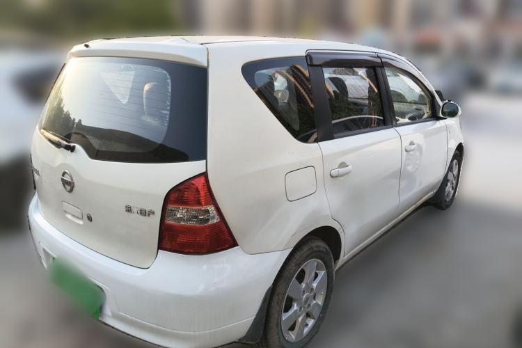 Used Nissan Livina 2010 Jingyue Edition 1.6L Manual Supercharged Model Rear Right 45 Deg