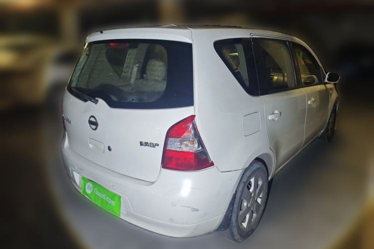 Used Nissan Livina 2010 Jingyue Edition 1.6L Automatic Supercharged Model Rear Right 45 Deg