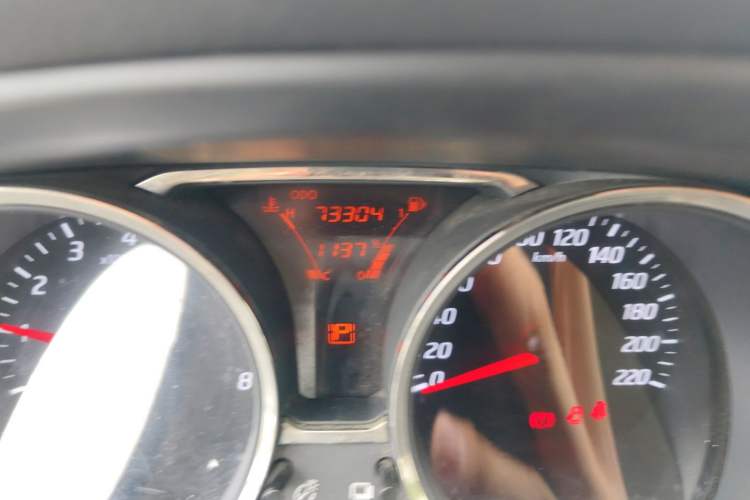 Used Nissan Livina 2013 Jinrui 1.6XL CVT Comfort Edition Odometer Close Up