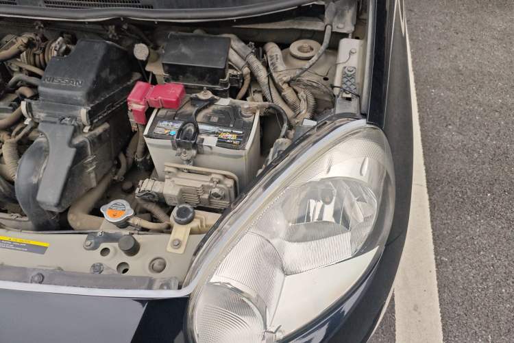 Used Nissan March 2010 1.5L Automatic Easy-Style Version Engine Bay Left