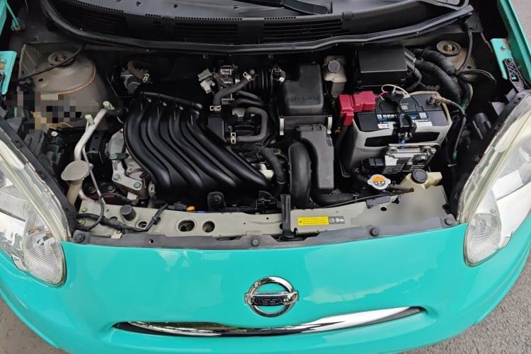 Used Nissan March 2010 1.5L Automatic Easy-Drive Version Engine Bay