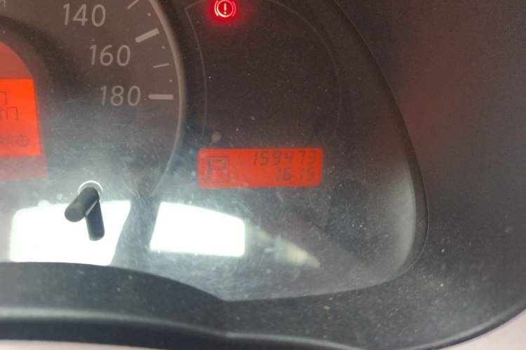 Used Nissan March 2010 1.5L Automatic Easy-Style Version Odometer Close Up