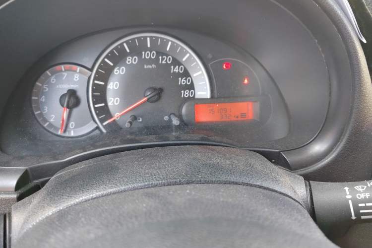 Used Nissan March 2010 1.5L Manual Easi-Style Edition Odometer Close Up